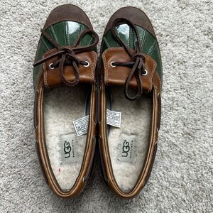 UGG Australia Waterproof Duck Shoe Flats Sherpa Lined Womens 9.5